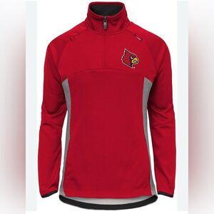 Gen2 Louisville Cardinals NCAA Extreme Team Logo 1/4 Zip Jacket Girls Size XL